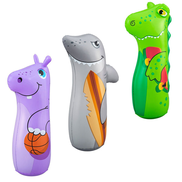 BESTWAY | Bop Bags Play Bop Bag Zoo Animals Assorted 89cm | BES115TOY01886