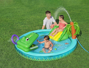 BESTWAY | Crocodile Water Play Center 224x181x72cm | BES115TOY01841