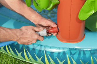 BESTWAY | Crocodile Water Play Center 224x181x72cm | BES115TOY01841