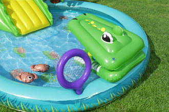 BESTWAY | Crocodile Water Play Center 224x181x72cm | BES115TOY01841
