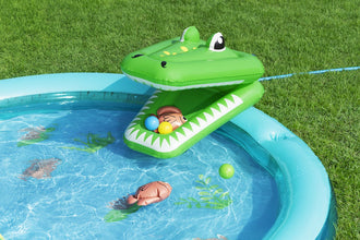 BESTWAY | Crocodile Water Play Center 224x181x72cm | BES115TOY01841