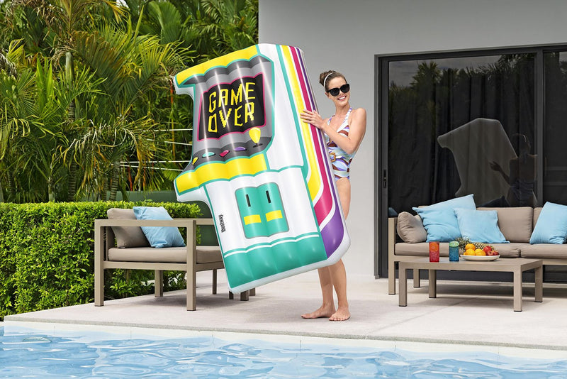 BESTWAY | Aqua Arcade Pool Float Video Game Air Mattress 1.81mx1.12m | BES115TOY01827