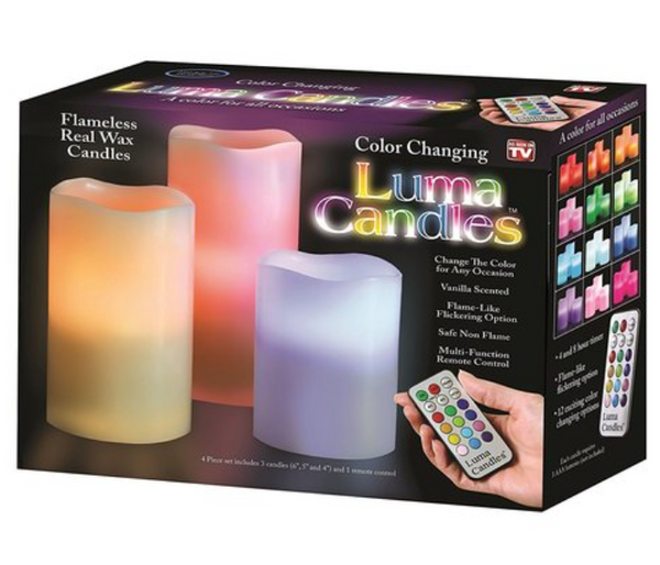 T&F Luma Candles With Colour Changing Option | JPO6477