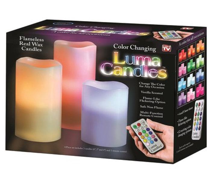 T&F Luma Candles With Colour Changing Option | JPO6477