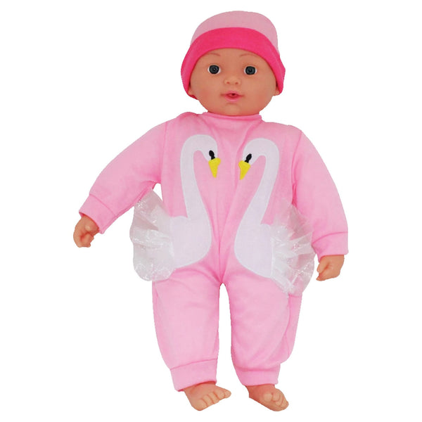 BAMBOLINA | 41 cm Doll With New Dress With Plush Toy | BD1874NSUP