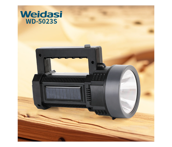 Multifunction Rechargeable LED Searchlight Super Bright Portable Spotlight Torch with Long Range Beam Handheld Flashlight for Outdoor Camping & Emergency Use | JPO5277