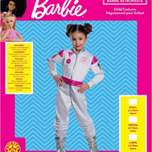 RUBIES | Mattel Barbie Astronaut Child Costume Medium | YAL106TOY00575