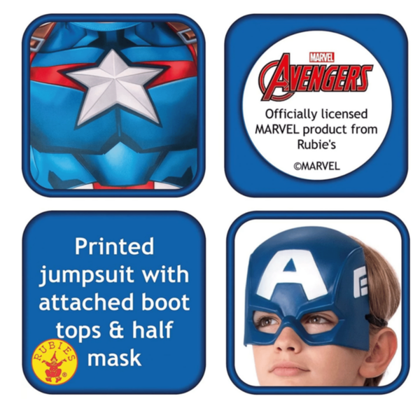 RUBIES | Captain America Classic Core Large | 702563-L