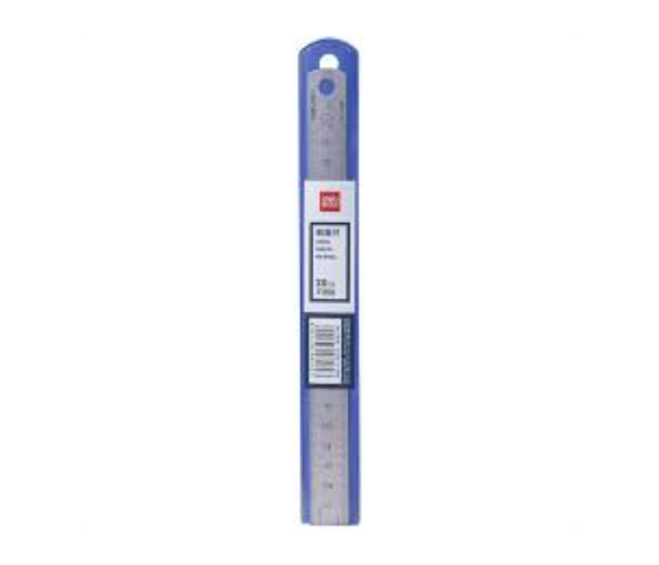 DELI | Steel Ruler, 20 CM, Durable and Precise Measurement Tool for Office and School Use - E8462 | JPO6690