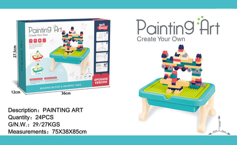 NTOYS | Drawing Board W Projection 102Pcs Block Ag13 Batteries | 48273669