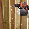 BLACK + DECKER | 550W Corded Drill | BEH550-GB