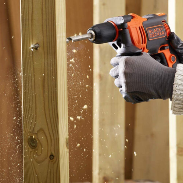 BLACK + DECKER | 550W Corded Drill | BEH550-GB