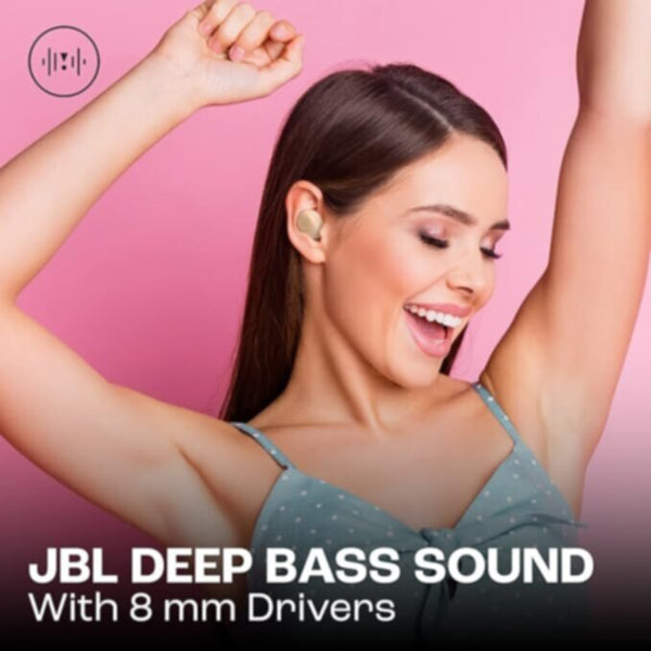 JBL|  Wavebuds Beige True Wireless Earbuds | 301001000000597
