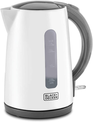 BLACK + DECKER | Concealed Coil Kettle White 1.7 litres | JC70-B5