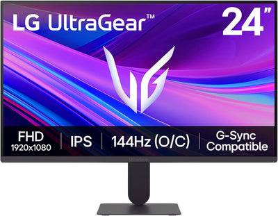 LG | 24-Inch IPS Gaming Monitor, Black | 24G411A