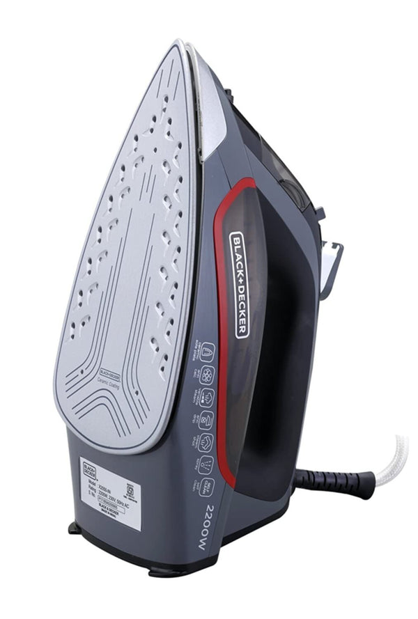 BLACK + DECKER | Steam Iron Ceramic Soleplate with Self Clean Multicolour 2200W | X2050-B5