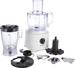 MOULINEX | Food Processor Double Force Compact 800W, 2.Ltr Capacity Bowl, 1.8 Ltr Capacity Blender | FP247127