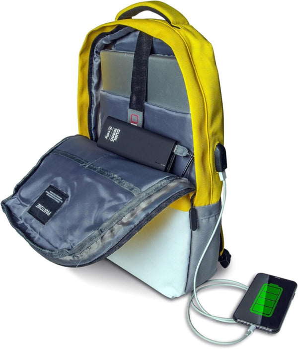 PANTONE | XL Laptop Backpack Yellow 15.6"inch | PT-BK102Y