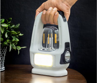 OLSENMARK | Rechargeable LED Tungsten Light with Solar | OME2841