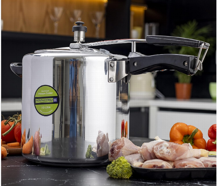 ROYALFORD | Pressure Cooker 7Ltrs Aluminium Inner Lid | RF10014