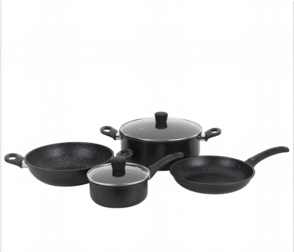ROYALFORD | Cookware Set Non Stick 6Pc Black | RF12628