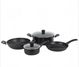ROYALFORD | Cookware Set Non Stick 6Pc Black | RF12628