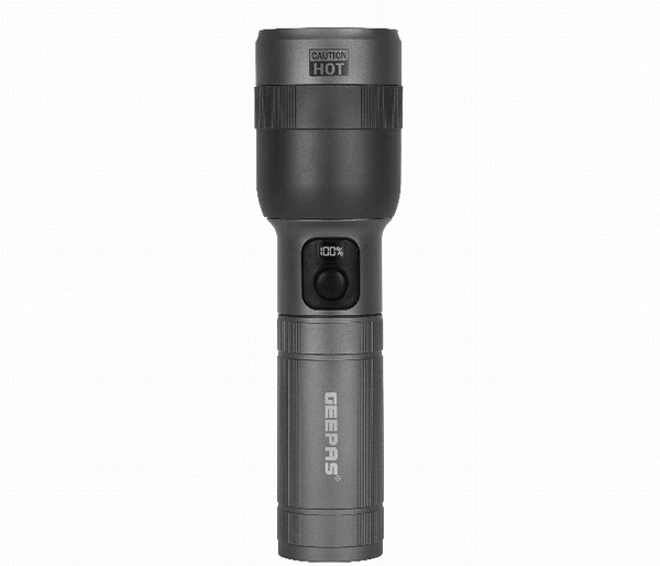 GEEPAS | Digital Zoomable Led Flashlight 60W | Gfl3874Z