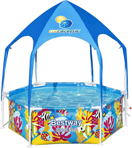 BESTWAY | Steel Pro Splash-In Shade Play Pool 26 | 5618TA