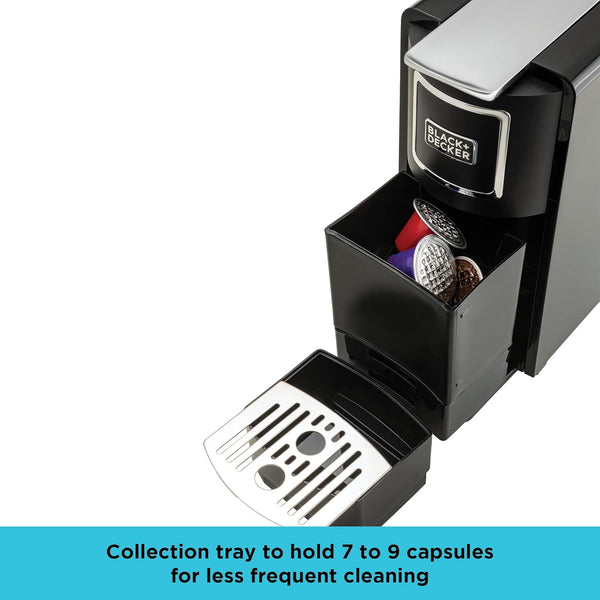 BLACK+DECKER | Capsule Coffee Maker 1140W | CCM100-B5