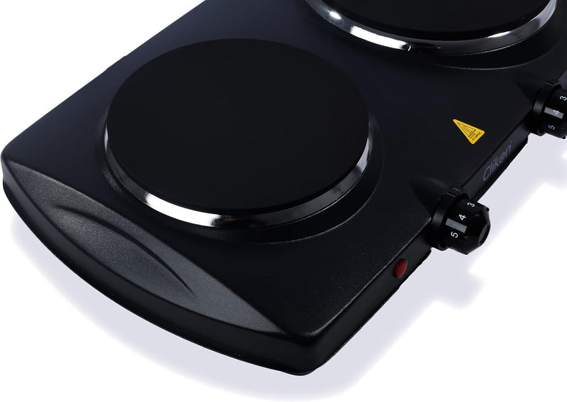 CLIKON | Dual Design Hot Plate Variable Temperature Control 2500W | CK4286