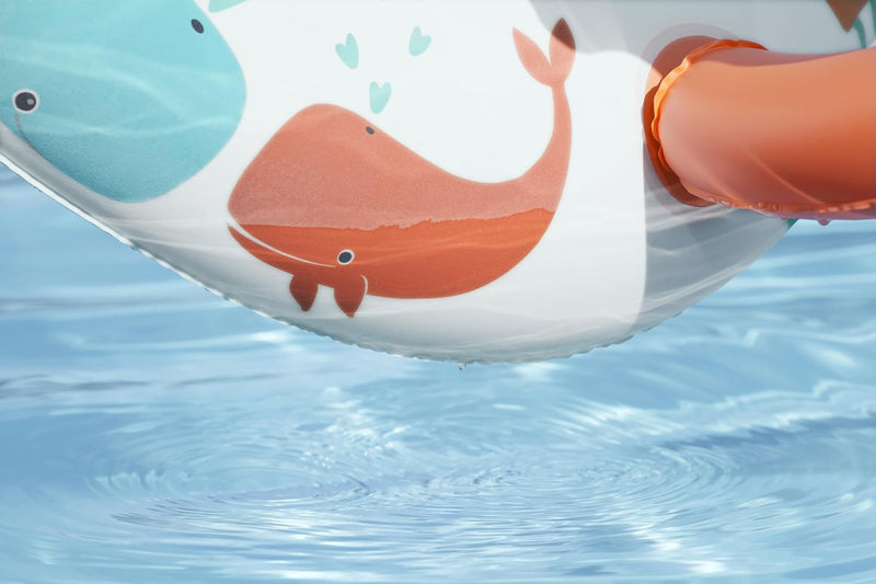 BESTWAY | Inflatable Pontoon With Canopy Plush Shaded Baby Boat 84x67cm | BES115TOY01810