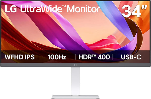 LG | 34" UltraWide QHD (2560 x 1440) IPS Wide Computer Monitor 100Hz VESA DisplayHDR 400 | 34U530A-W