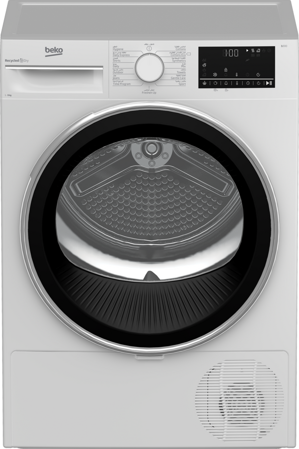 BEKO | Condensation Tumble Dryer 9Kg Digital Display White | DC9W