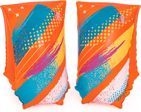 BESTWAY | Swim Safe ABC Colorify ToughLite Kids Inflatable Armband Floaties 12x6 30cmx15cm | BES115TOY01819