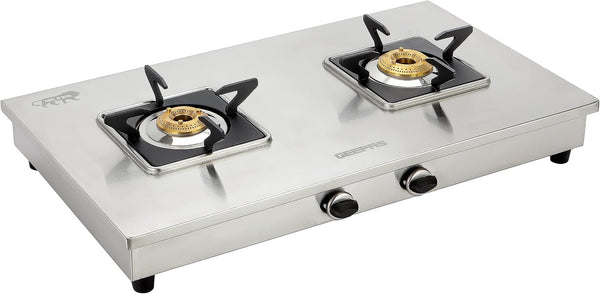 GEEPAS | Stainless Steel Gas Cooker 2 Burner LPG Stove | GGC31038