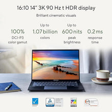ASUS | Zenbook 14 OLED Ultrabook 14inch AMD R5 7430U 3K Resolution OLED 90Hz 8GB RAM 512GB SSD UM3402YA-KM766W | MASITNUM3493