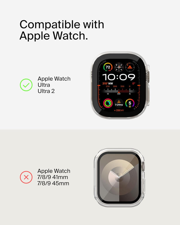 BELKIN | ScreenForce TemperedCurve 2 In 1 Screen Protector For Apple Watch Ultra And Ultra 2 | TE0214437