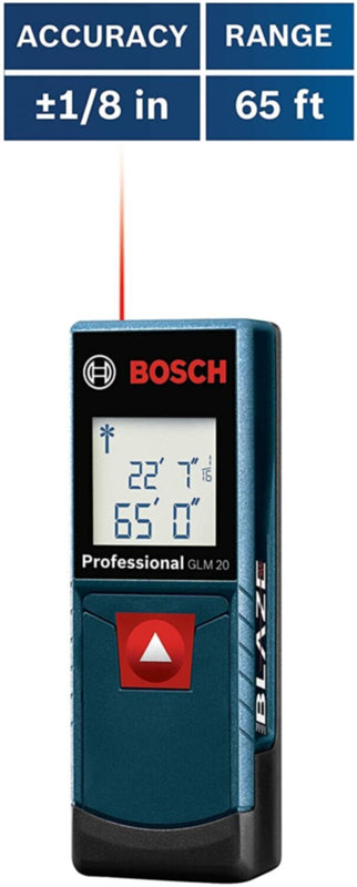 BOSCH | Professional Laser Distance Measure 20Mtr Range Finder |  GLM 20