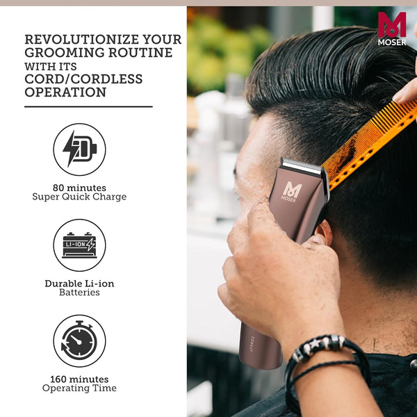 MOSER | Li-Pro 2 Professional Cord / Cordless Hair Clipper| 1888-0151