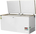 GEEPAS | Double Chest Freezer 550Ltr 230W White | GCF55019WAH