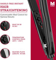 MOSER | Hair Straightener Black 40W | 4417-0150