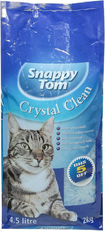 SNAPPY TOM | Regular Scented Silica Gel Crystal Cat Litter 2kg | SNP101CON00001