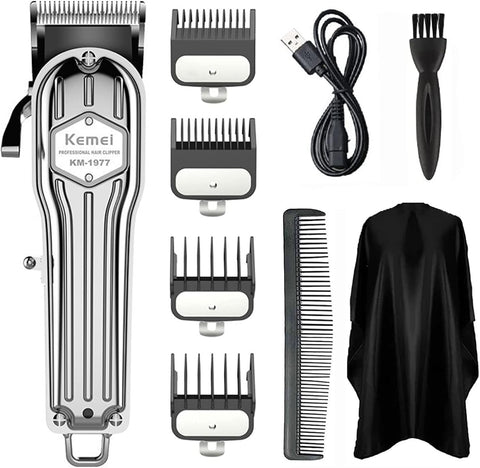 KEMEI | Electric Cordless Rechargeable Hair Trimmer | KM-1977-USB