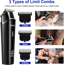 KEMEI | Black Hair Clippers for Men With Adjustable Blade | KM-1113