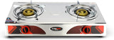 OLSENMARK | Double Burner Stainless Steel Gas Cooker | OMK2230Z