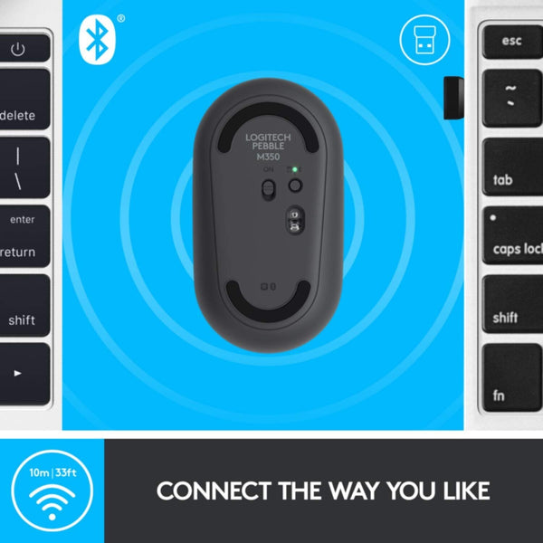 LOGITECH | Pebble Wireless Mouse Graphite | M350
