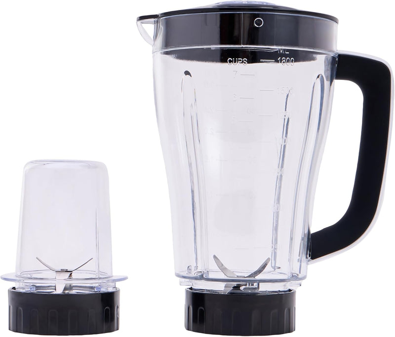 CLIKON | 3 In 1 Blender With Unbreakable Jar Chopper Set 1.5L 500W | CK2682