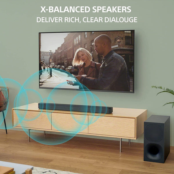 SONY | 2.1"inch Soundbar with Powerful Wireless Subwoofer Black | HT-S400