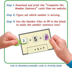 LEARNING RESOURCES UK| Learn My Numbers Fine Motor Clips (3+ Years) | 95381
