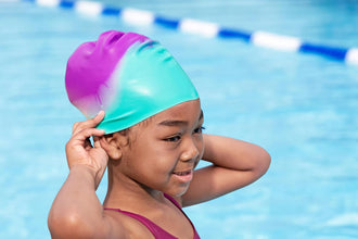 BESTWAY | Lil Color Wave Swimming Cap 3+ Years Silicone Child Size | BES115TOY01807